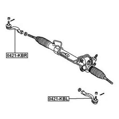 Photo Tie Rod End ASVA 0421KBR