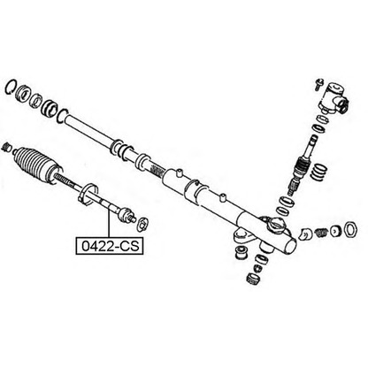 Foto Articulación axial, barra de acoplamiento ASVA 0422CS