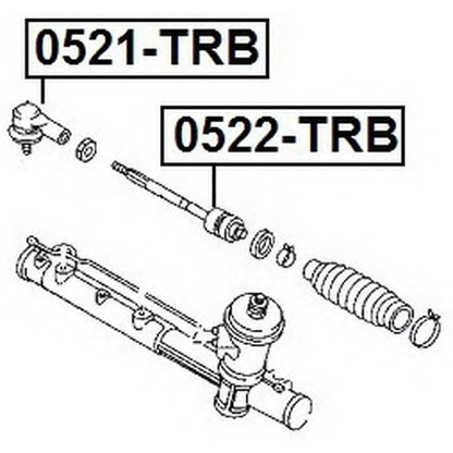 Photo Tie Rod End ASVA 0521TRB