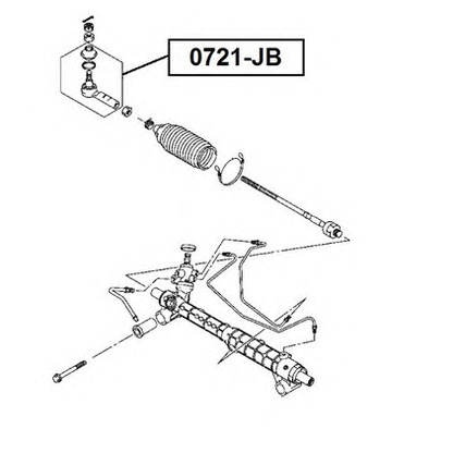 Photo Tie Rod End ASVA 0721JB