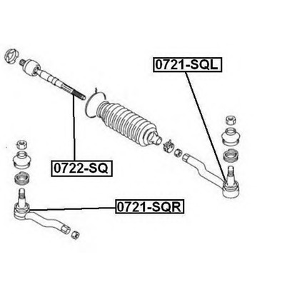 Photo Tie Rod Axle Joint ASVA 0722SQ