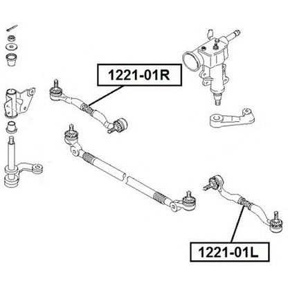 Photo Tie Rod End ASVA 122101R