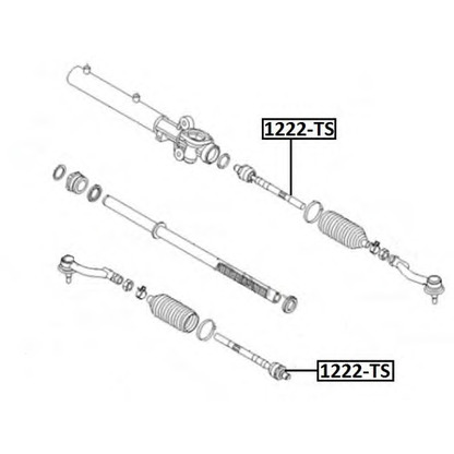 Photo Tie Rod Axle Joint ASVA 1222TS