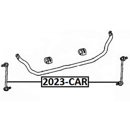 Photo Rod/Strut, stabiliser ASVA 2023CAR