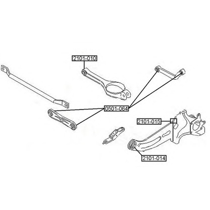 Photo Track Control Arm ASVA 2101010