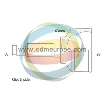 Photo Joint Kit, drive shaft ODM-MULTIPARTS 12211486