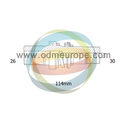 Photo Stub Axle, differential ODM-MULTIPARTS 16210050