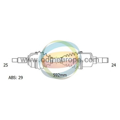 Foto Antriebswelle ODM-MULTIPARTS 18161061