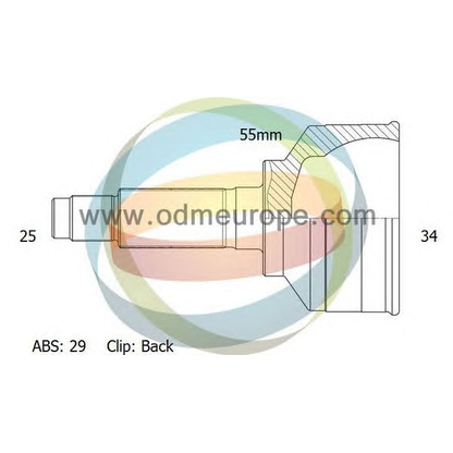 Photo Joint Kit, drive shaft ODM-MULTIPARTS 12161410