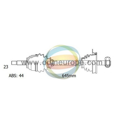 Photo Arbre de transmission ODM-MULTIPARTS 18291251