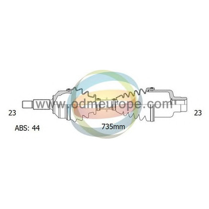 Photo Arbre de transmission ODM-MULTIPARTS 18292251