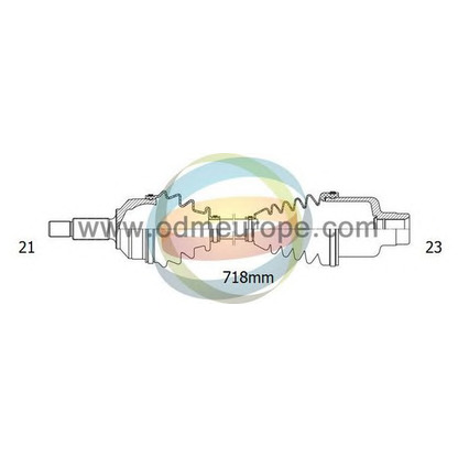 Foto Antriebswelle ODM-MULTIPARTS 18292040
