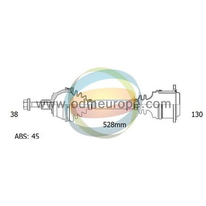 Foto Árbol de transmisión ODM-MULTIPARTS 18211051