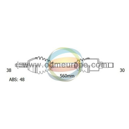 Foto Antriebswelle ODM-MULTIPARTS 18212441