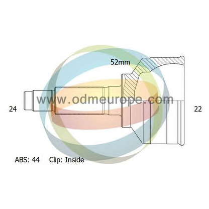 Photo Joint Kit, drive shaft ODM-MULTIPARTS 12050428