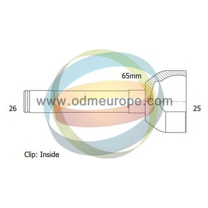 Zdjęcie Zestaw przegubu, półoż napędowa ODM-MULTIPARTS 12050450