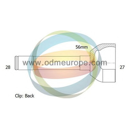 Фото Шарнирный комплект, приводной вал ODM-MULTIPARTS 12080605