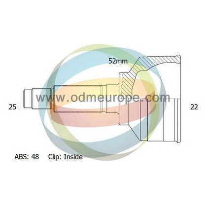 Photo Jeu de joints, arbre de transmission ODM-MULTIPARTS 12080657