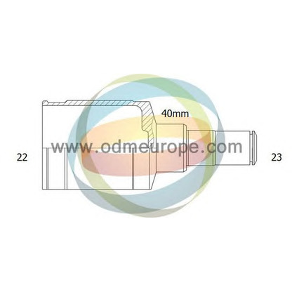 Zdjęcie Zestaw przegubu, półoż napędowa ODM-MULTIPARTS 14016052