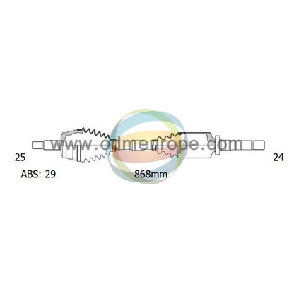 Foto Antriebswelle ODM-MULTIPARTS 18162241