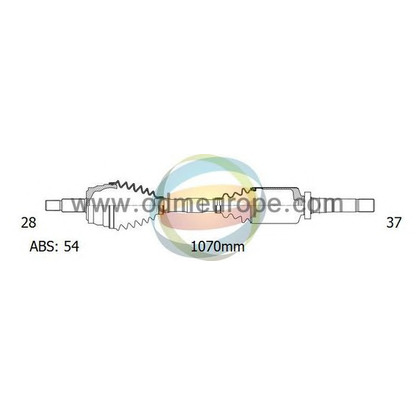 Foto Antriebswelle ODM-MULTIPARTS 18162111