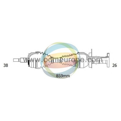 Foto Árbol de transmisión ODM-MULTIPARTS 18212410