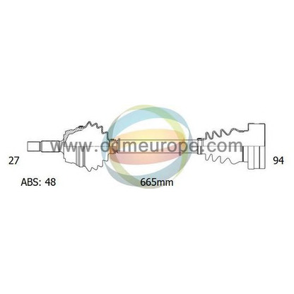 Foto Antriebswelle ODM-MULTIPARTS 18342101