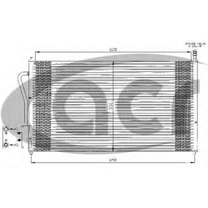 Foto Kondensator, Klimaanlage ACR 300050