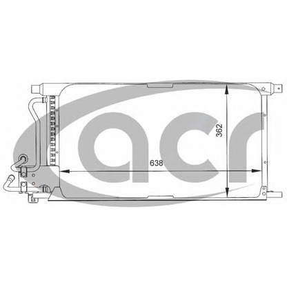 Photo Condenser, air conditioning ACR 300059