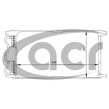 Photo Condenser, air conditioning ACR 300061