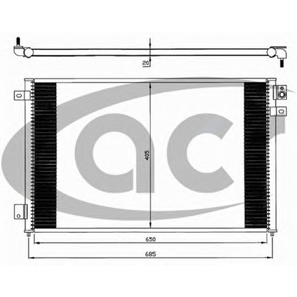 Photo Condenser, air conditioning ACR 300067