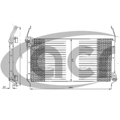 Photo Condenser, air conditioning ACR 300082