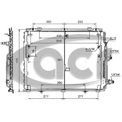 Photo Condenser, air conditioning ACR 300105