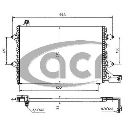 Photo Condenser, air conditioning ACR 300112