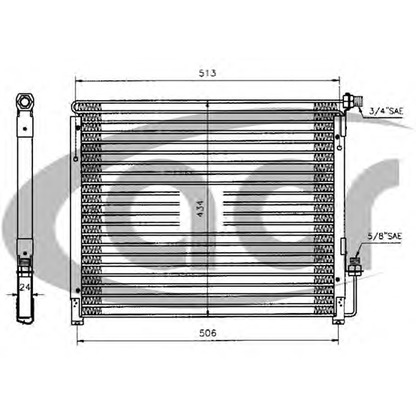 Photo Condenser, air conditioning ACR 300121