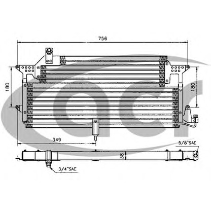 Photo Condenser, air conditioning ACR 300126