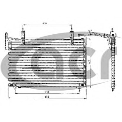 Photo Condenser, air conditioning ACR 300148