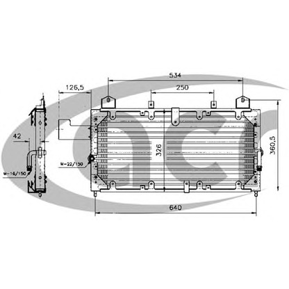 Foto Condensador, aire acondicionado ACR 300207