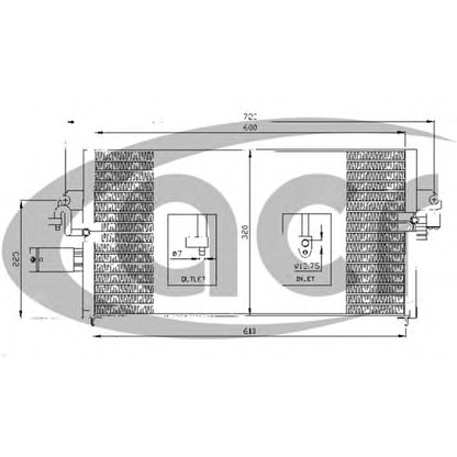 Photo Condenser, air conditioning ACR 300267