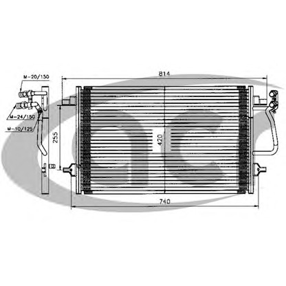 Photo Condenser, air conditioning ACR 300270