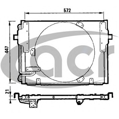 Photo Condenser, air conditioning ACR 300279