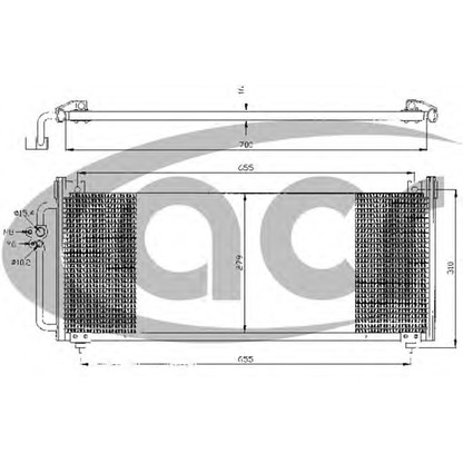 Photo Condenser, air conditioning ACR 300316