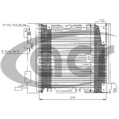 Foto Kondensator, Klimaanlage ACR 300334