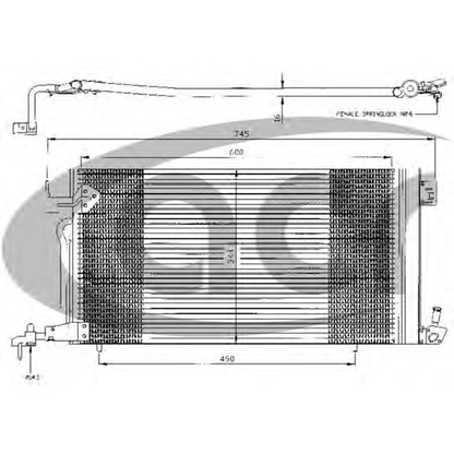 Foto Kondensator, Klimaanlage ACR 300335