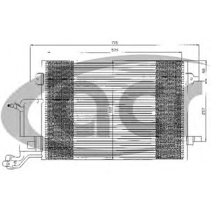 Foto Kondensator, Klimaanlage ACR 300340