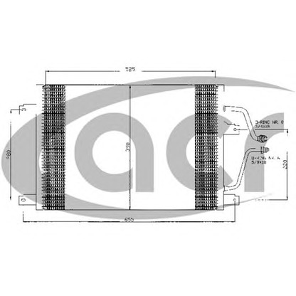 Photo Condenser, air conditioning ACR 300344