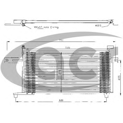 Photo Condenser, air conditioning ACR 300347