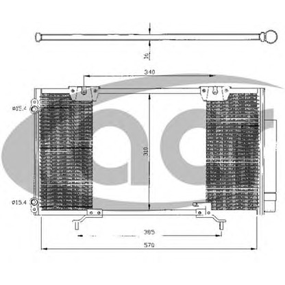 Photo Condenser, air conditioning ACR 300369