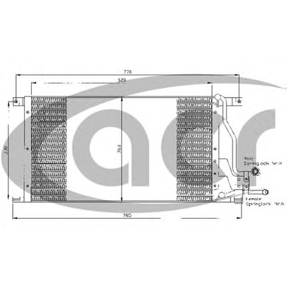 Foto Kondensator, Klimaanlage ACR 300428