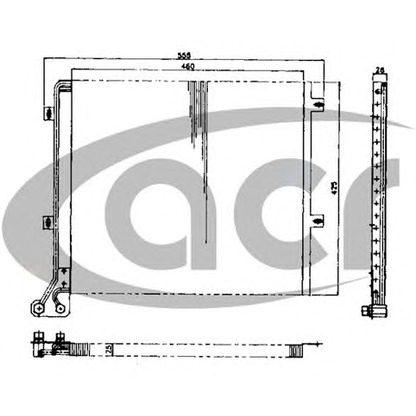 Photo Condenser, air conditioning ACR 300444